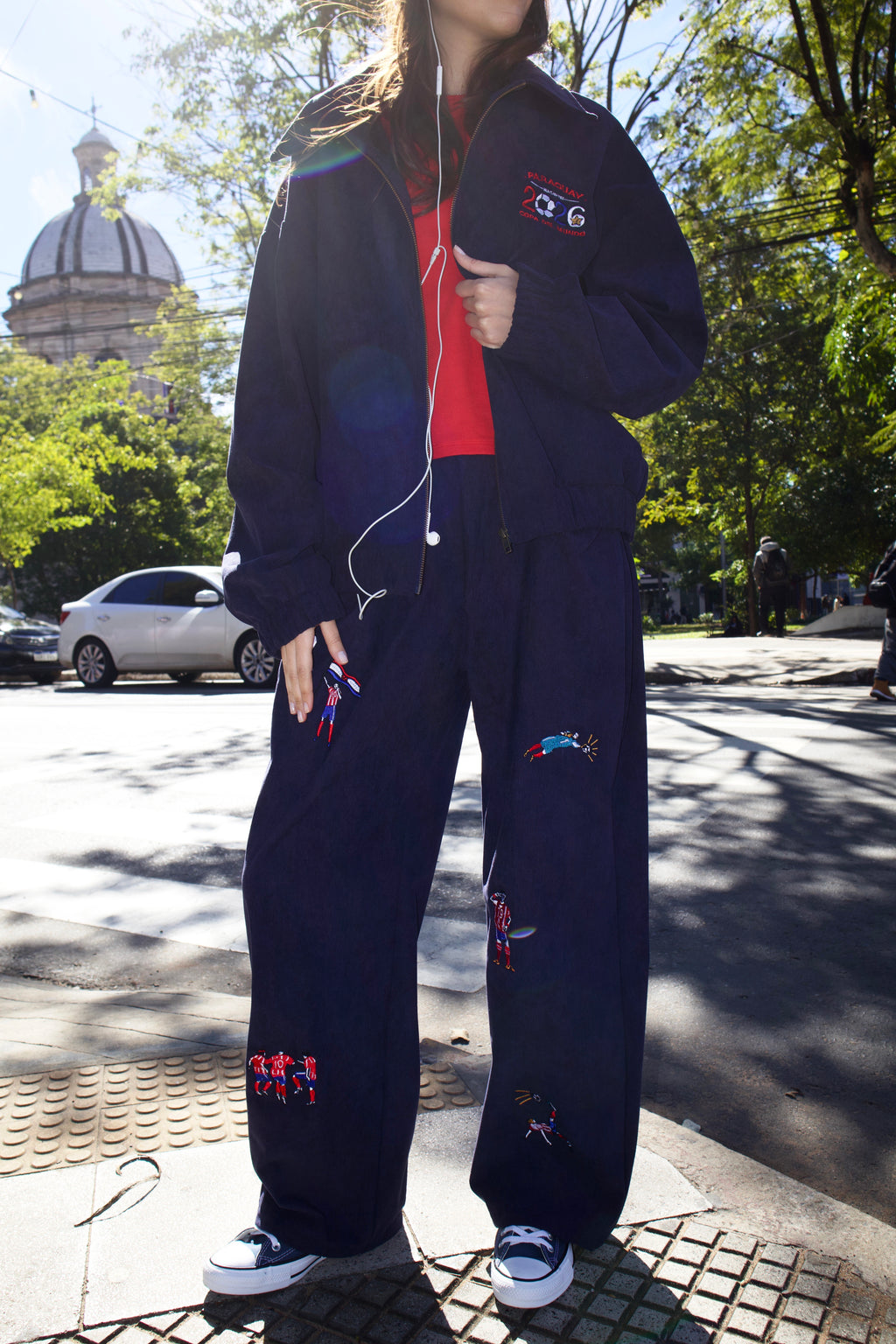 Blue Tribuna Pants