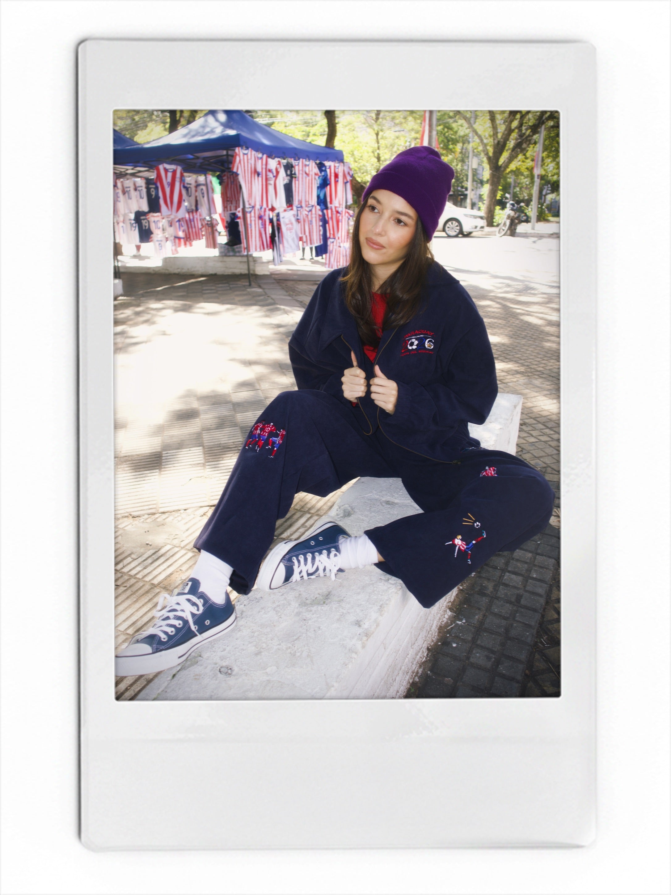 Blue Tribuna Pants