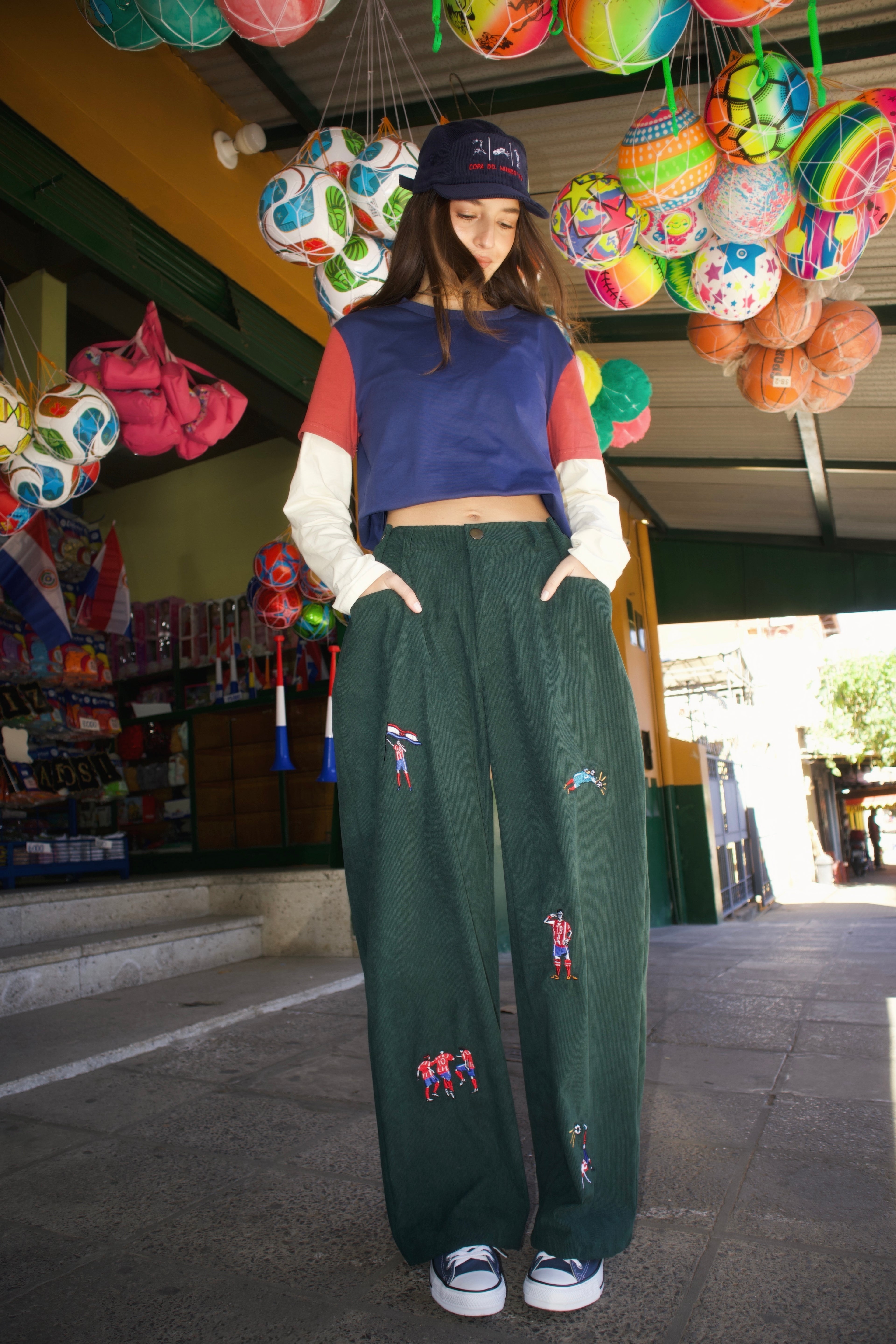 Green Tribuna Pants